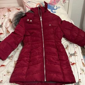 Calvin Klein puffer jacket with hood